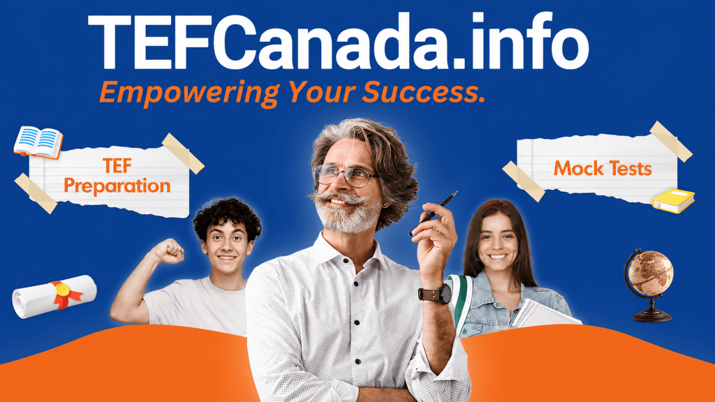 Students preparing for TEF Canada exam