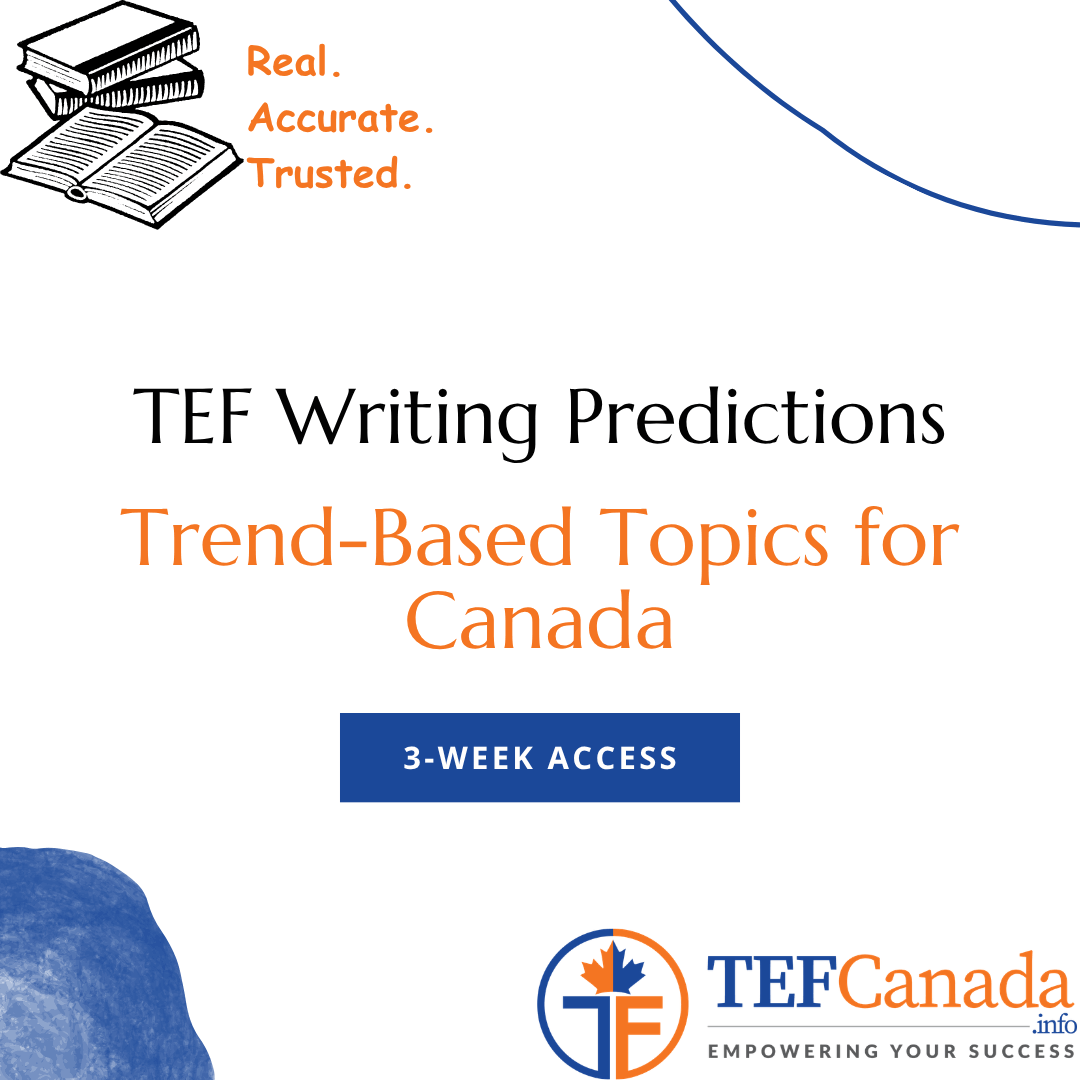 TEF Canada Writing Predictions 2026 | TEF Canada Topics